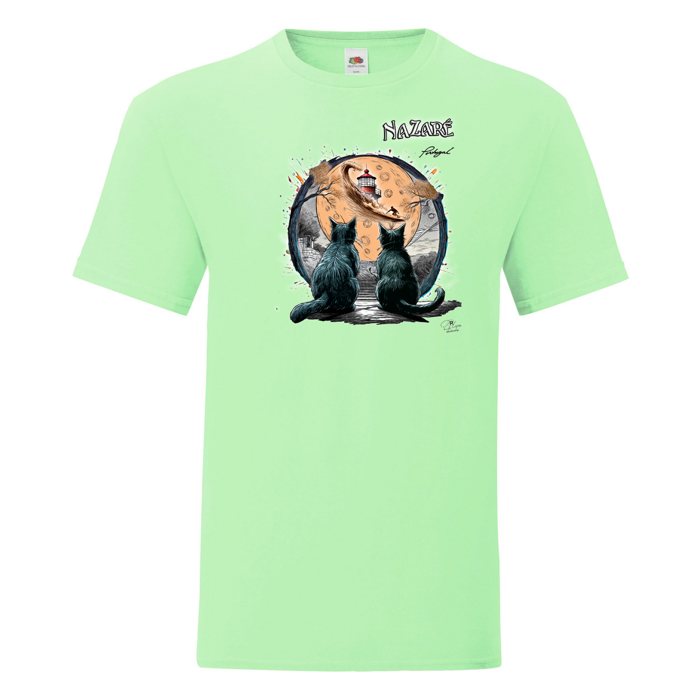 T-shirt Fruit of the Loom, Iconic, 150g, Luar Nazaré