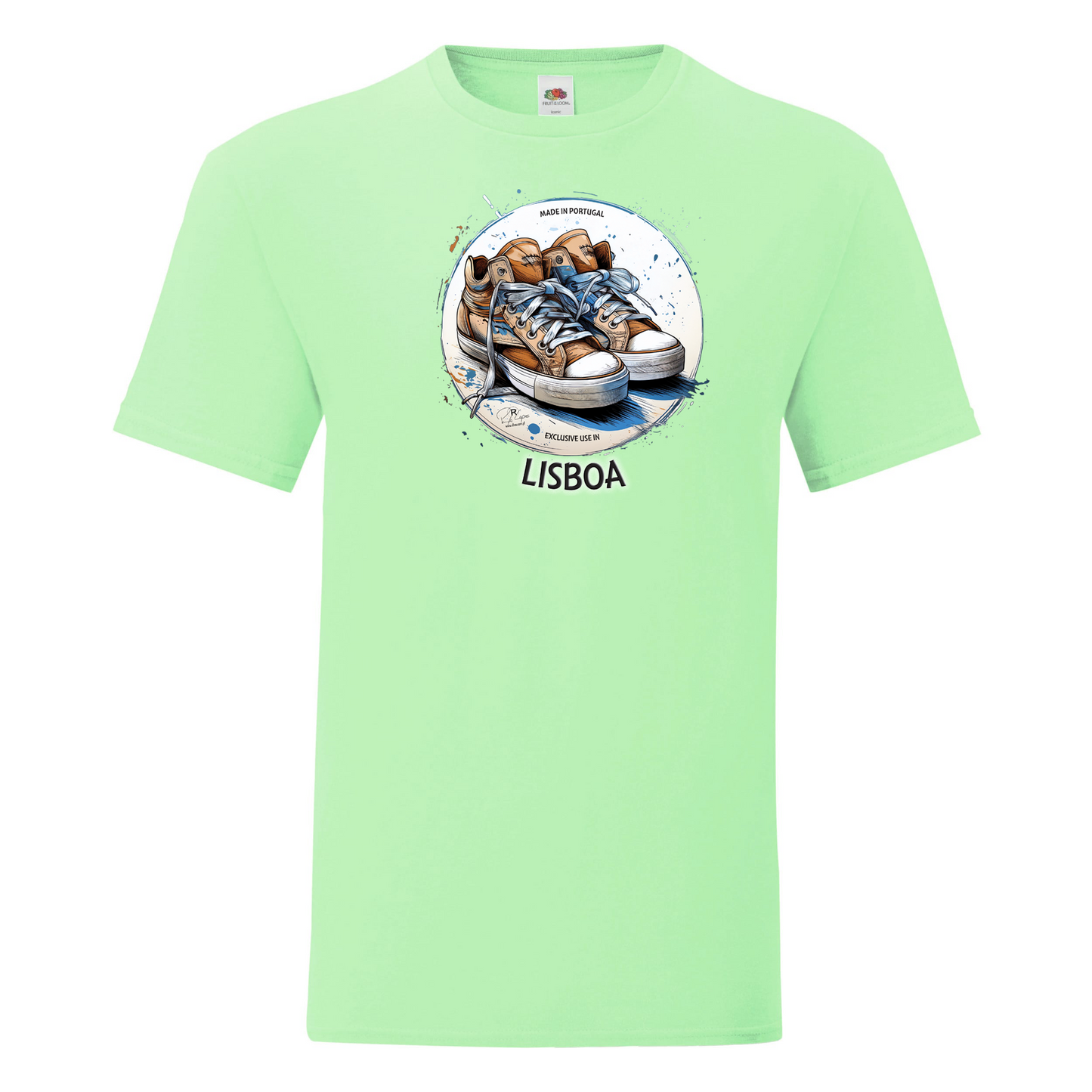 T-shirt Fruit of the Loom, Iconic, 150g, Exclusive Lisboa