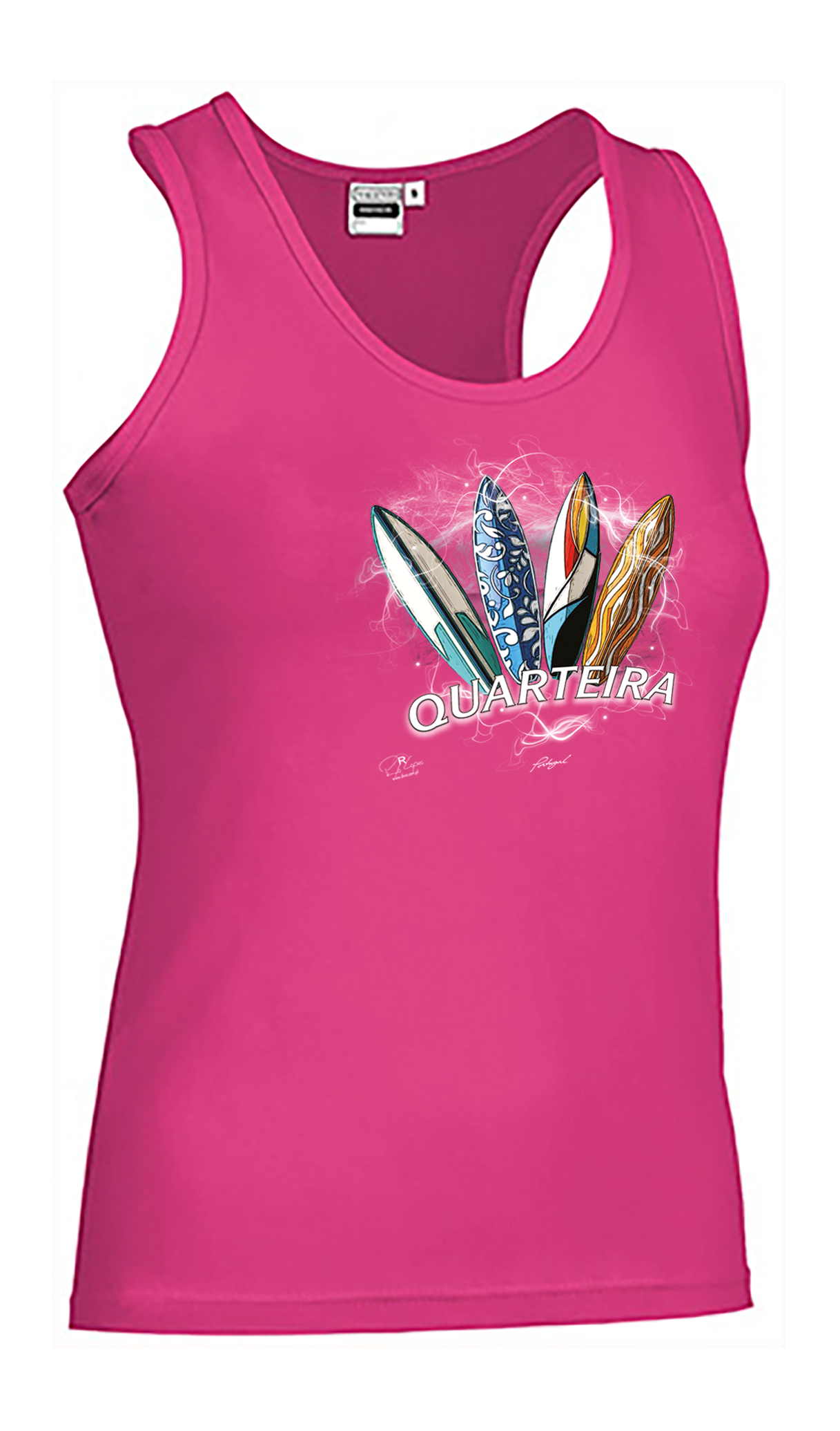 T-shirt Alças Senhora Surfboards Quarteira