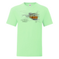 T-shirt Fruit of the Loom, Iconic, 150g, Carmo