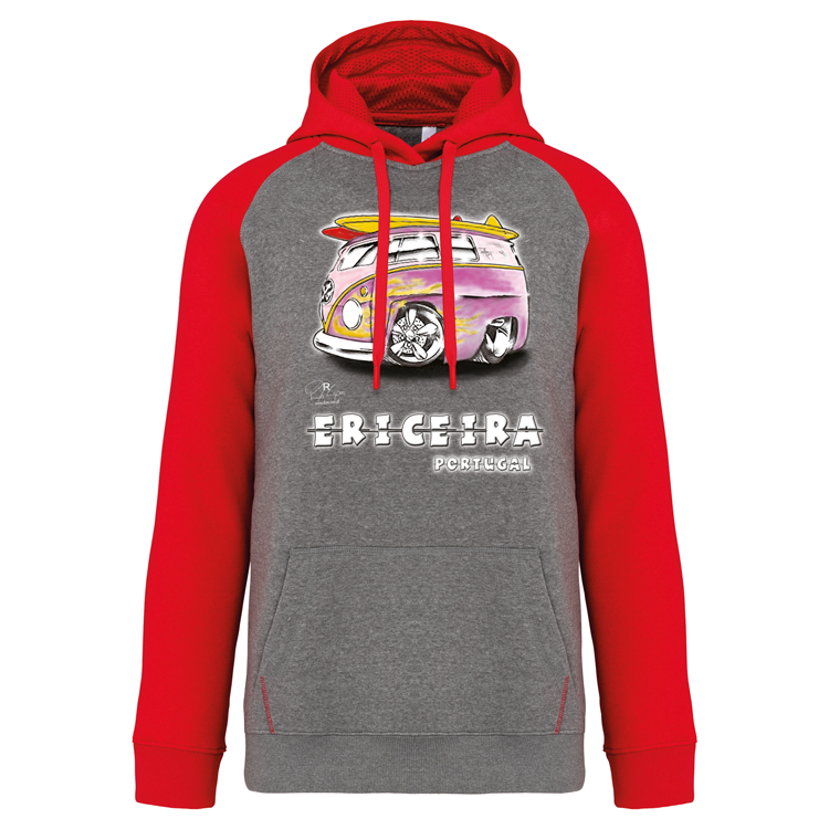 Sweatshirt Bicolor com capuz Gorduxinha Ericeira