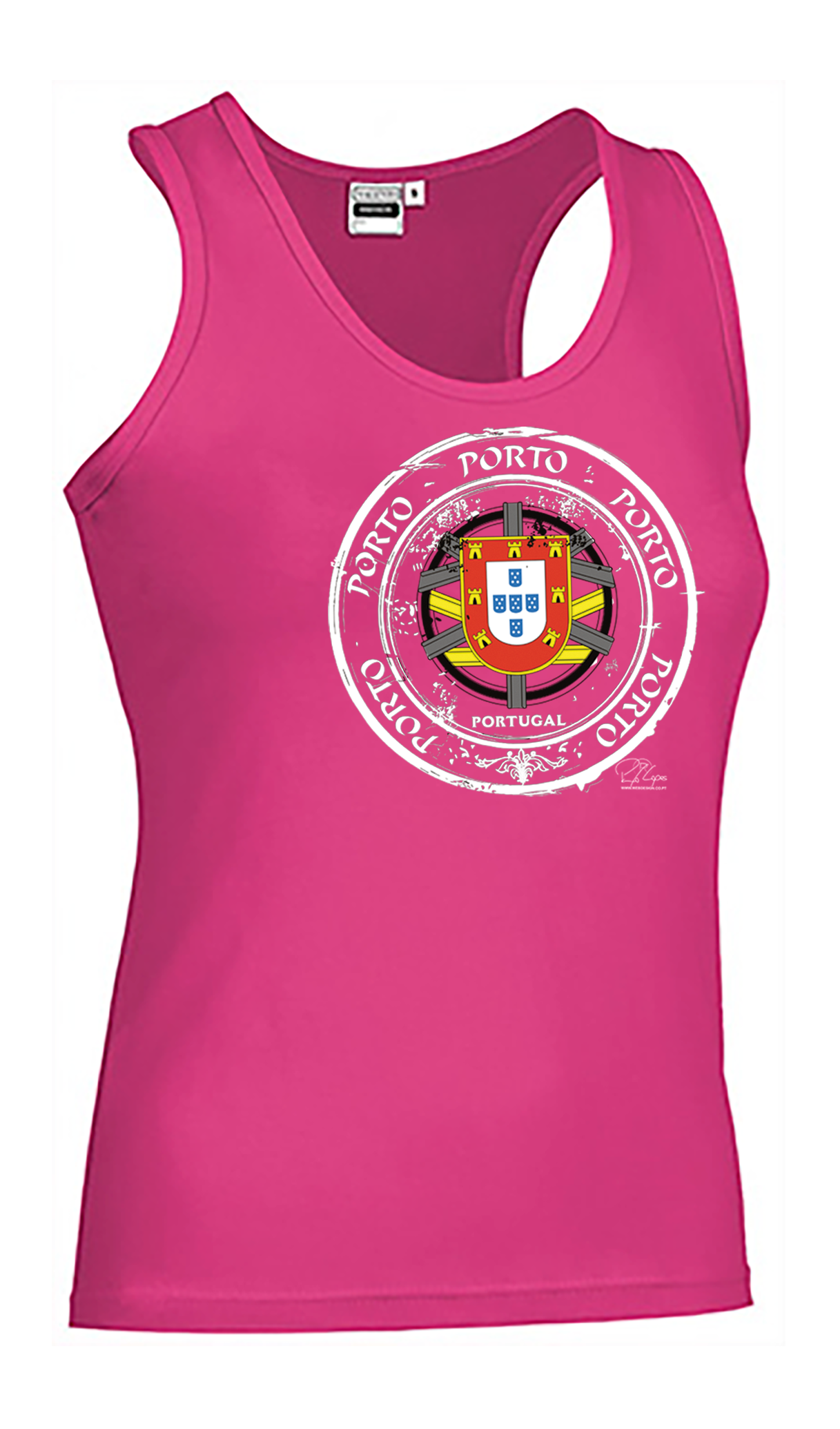 T-shirt Alças Senhora Selo Escudo Porto