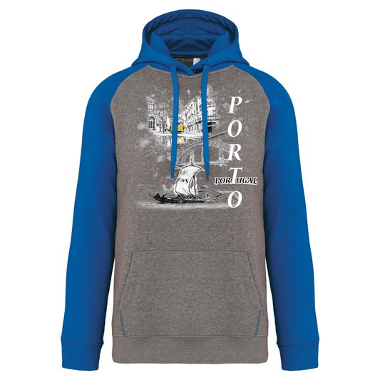 Sweatshirt Bicolor com capuz Espelho 2  Porto