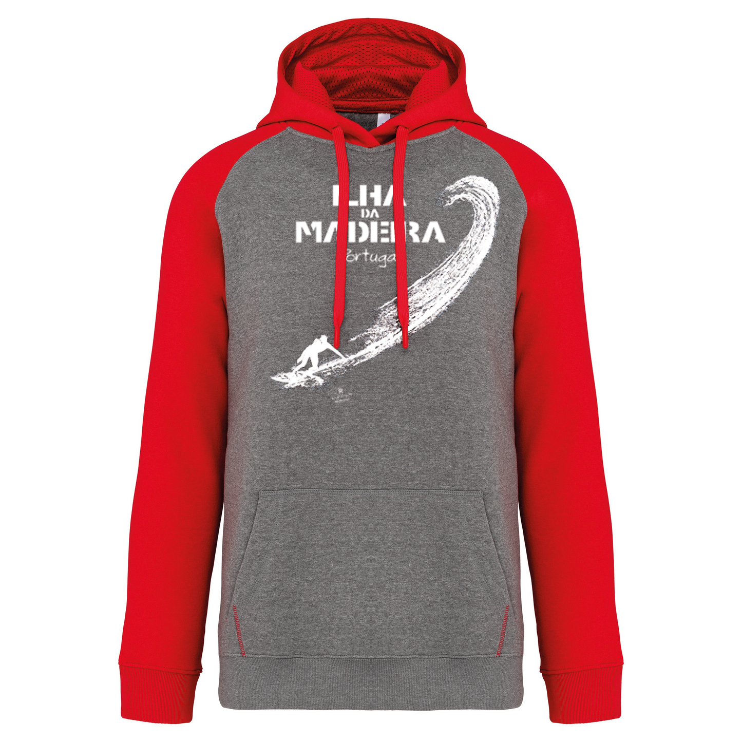 Sweatshirt Bicolor com capuz Ilha da Madeira