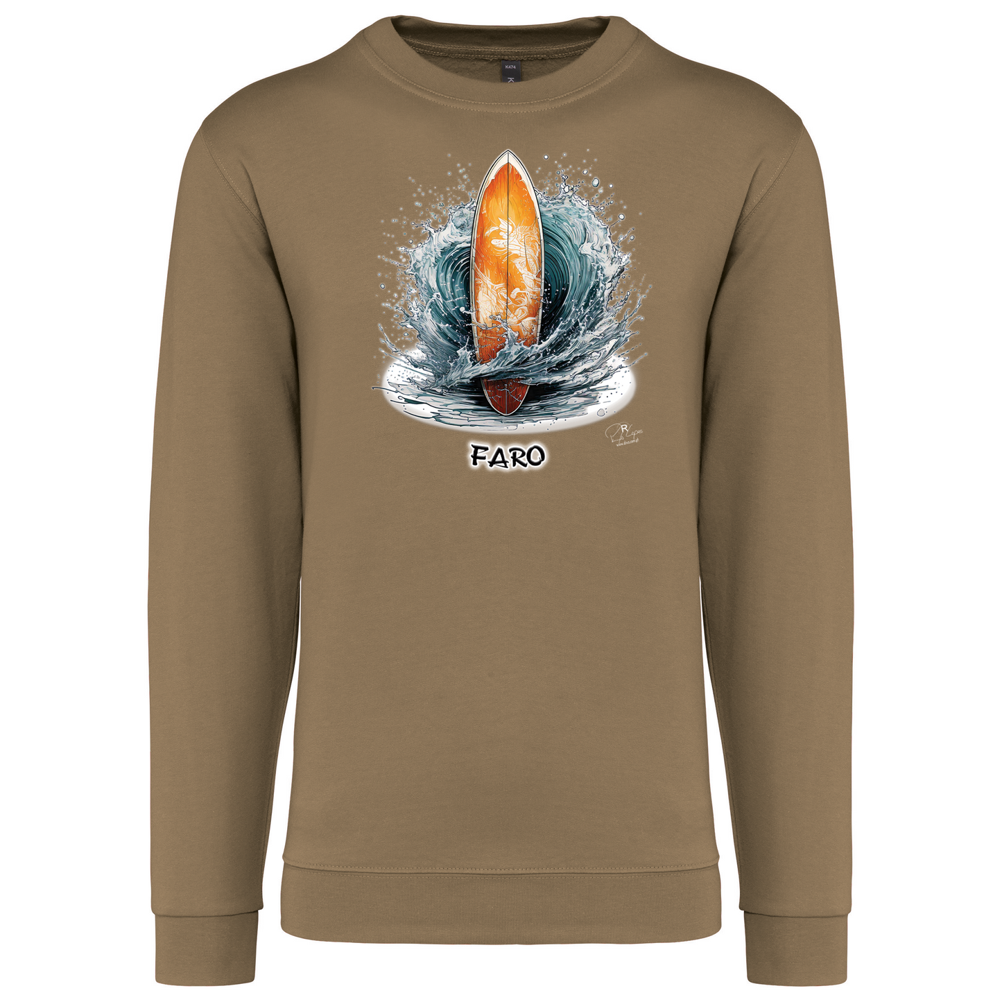 Sweatshirt Kariban sem Capuz Prancha Faro
