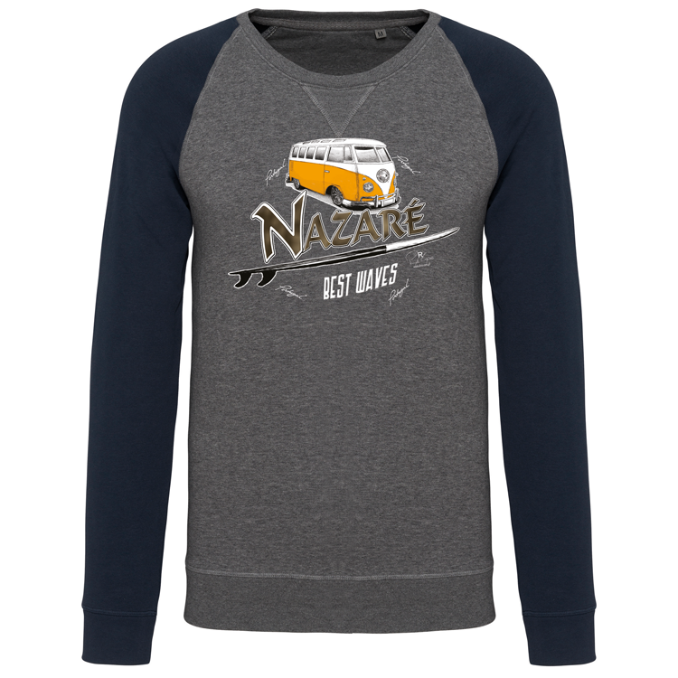 Sweatshirt Bicolor sem capuz Pão de Forma Nazaré