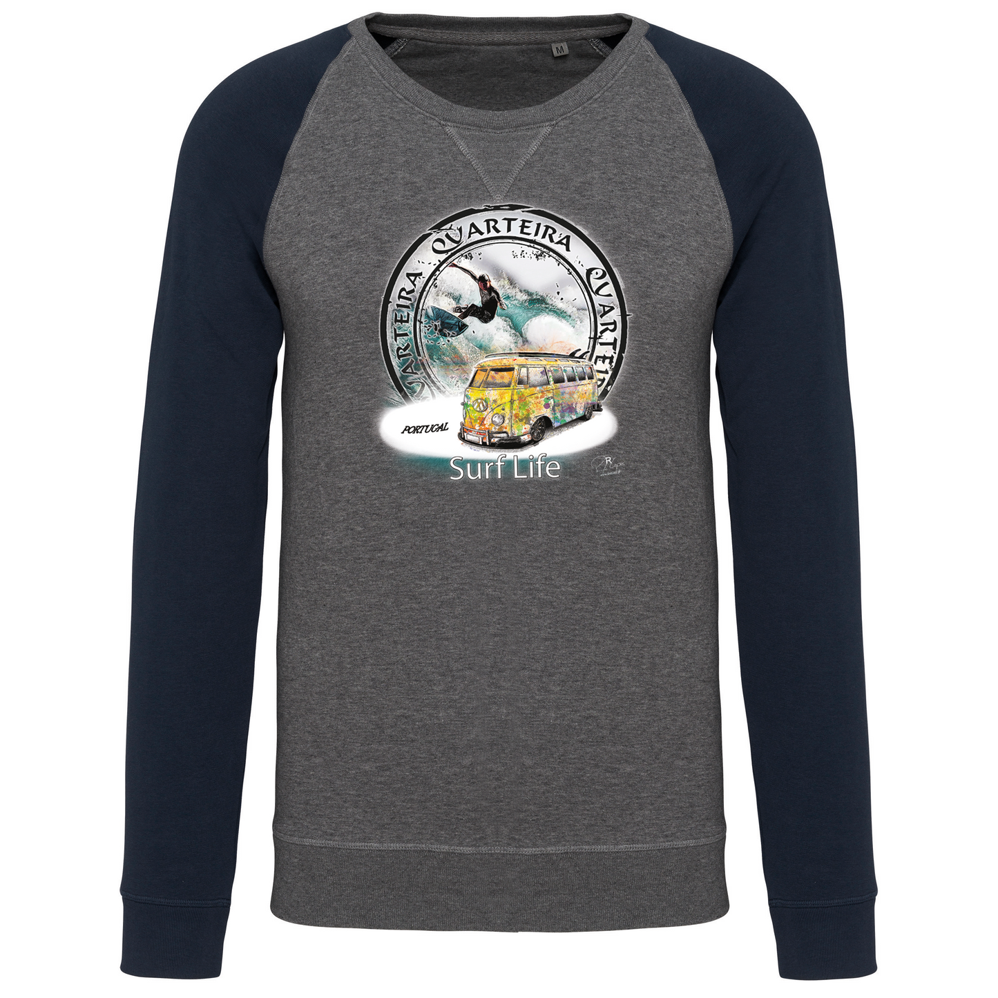 Sweatshirt Bicolor sem capuz Surf Life Quarteira