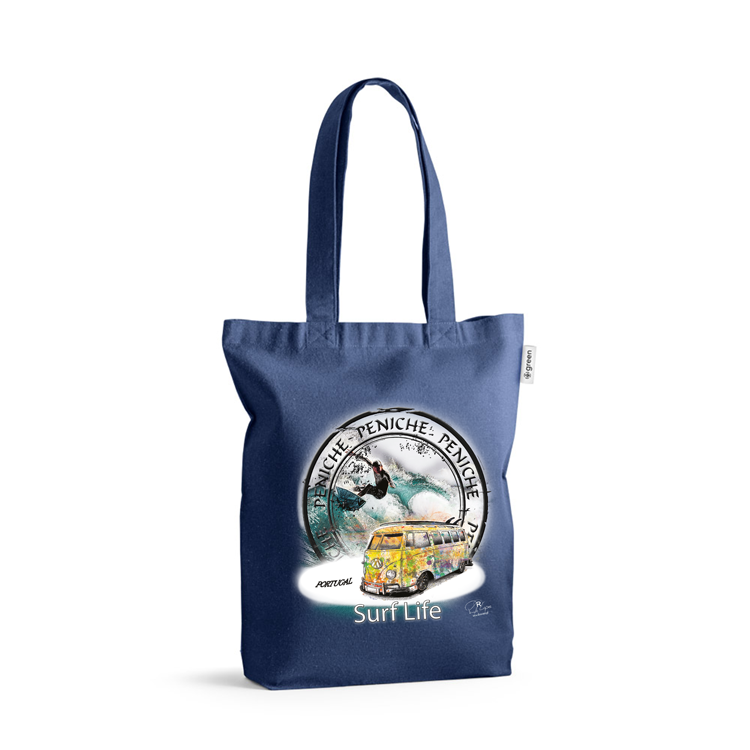 Sacos de Algodão Ecológico 220g Surf Life Peniche