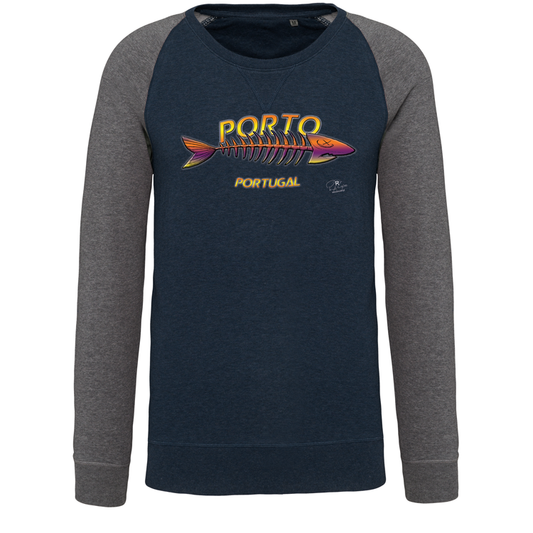 Sweatshirt Bicolor sem capuz Espinha Porto