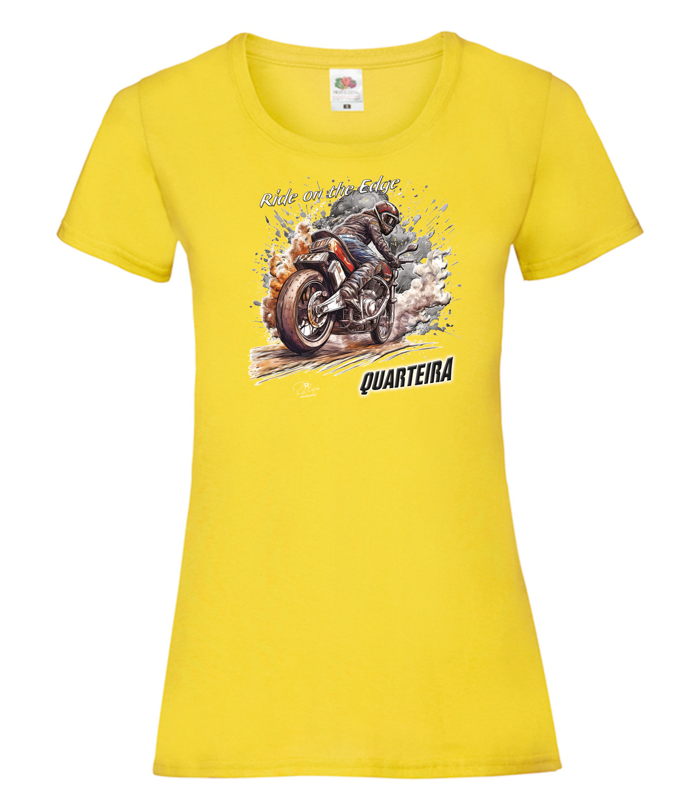 T-shirt Senhora Ride on the Edge Quarteira