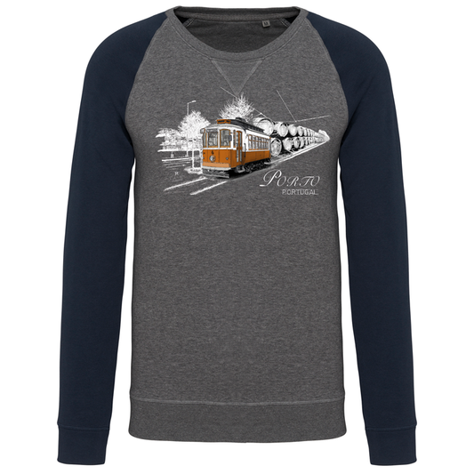 Sweatshirt Bicolor sem capuz Pipas
