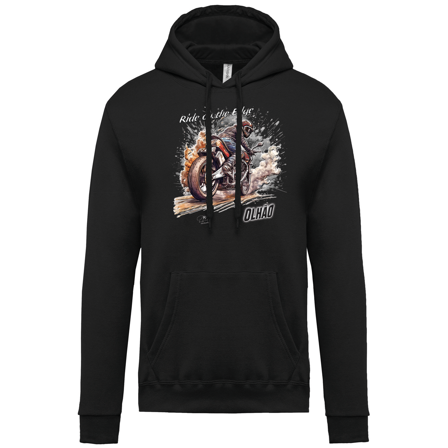 Sweatshirt Kariban com Capuz Ride on the Edge Olhão