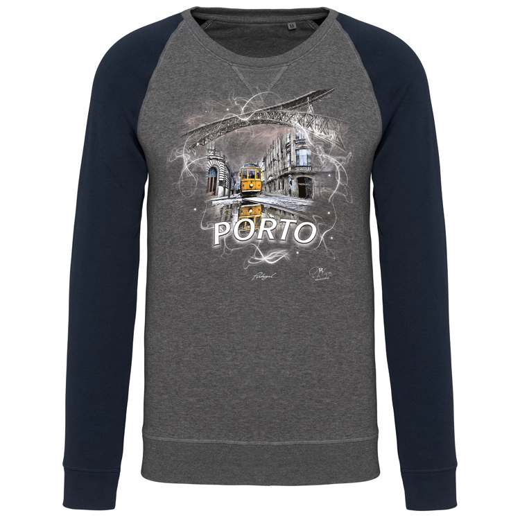 Sweatshirt Bicolor sem capuz Carreira 22