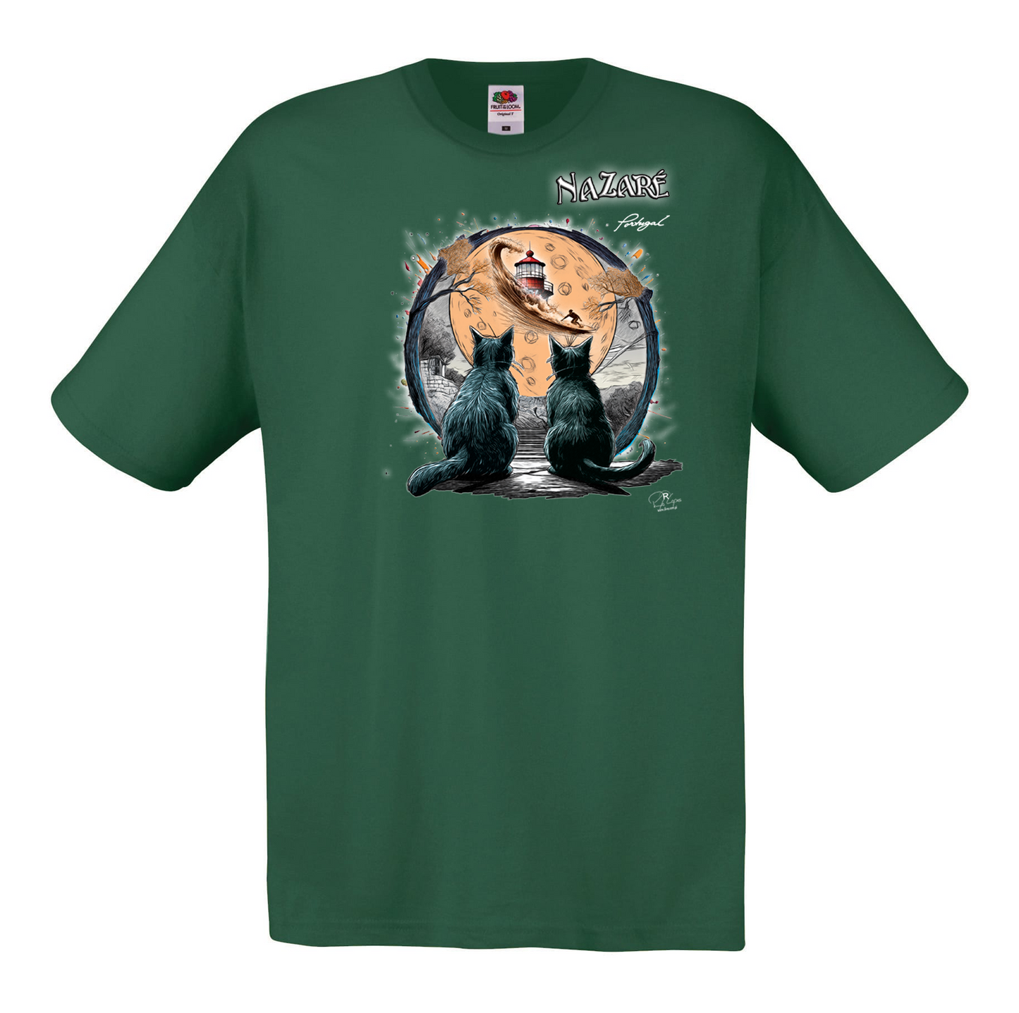 T-shirt Fruit of the Loom, Original 145g, Luar Nazaré