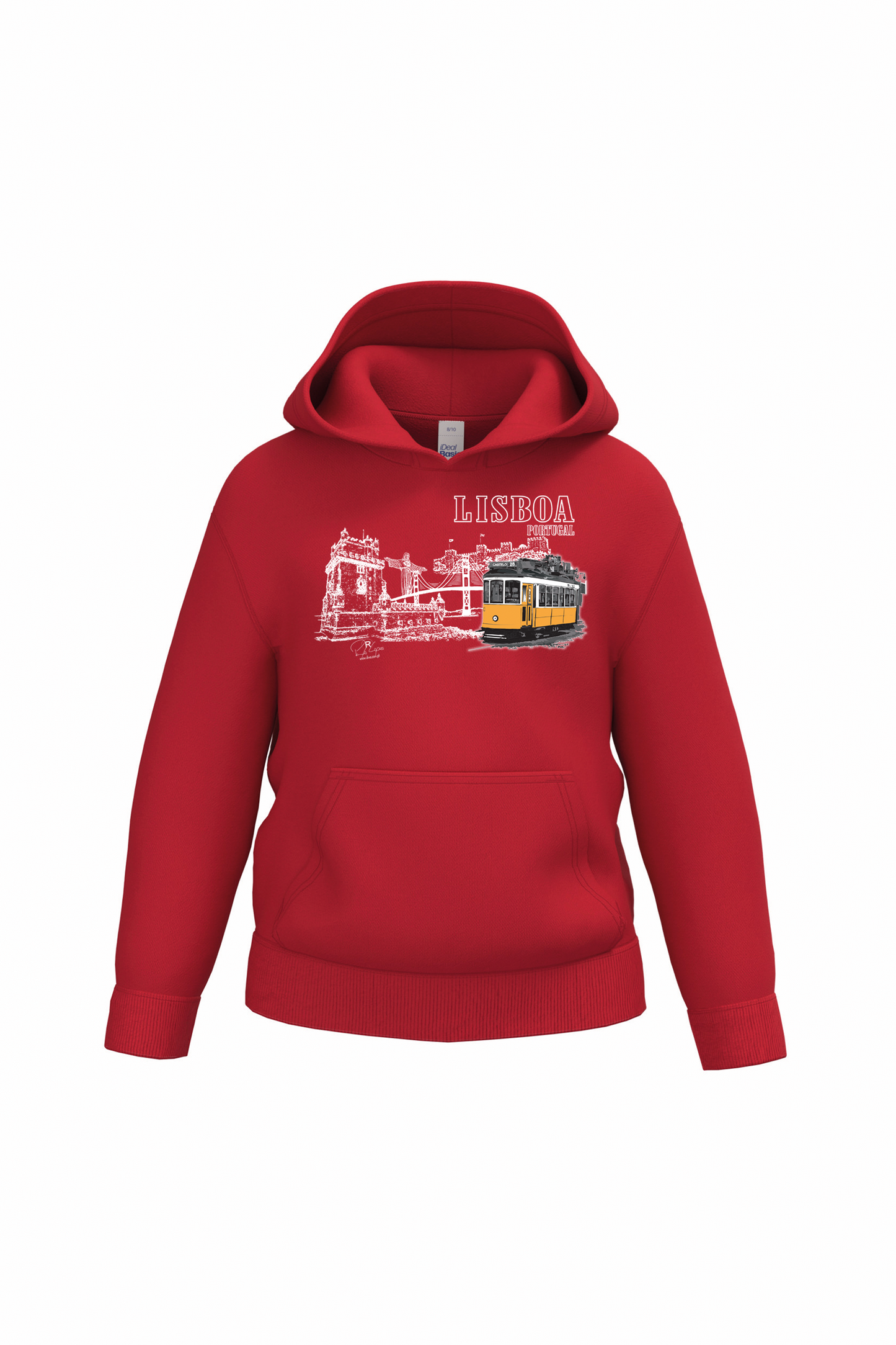 Sweatshirt com capuz Ideal Kids Monumentos Lisboa