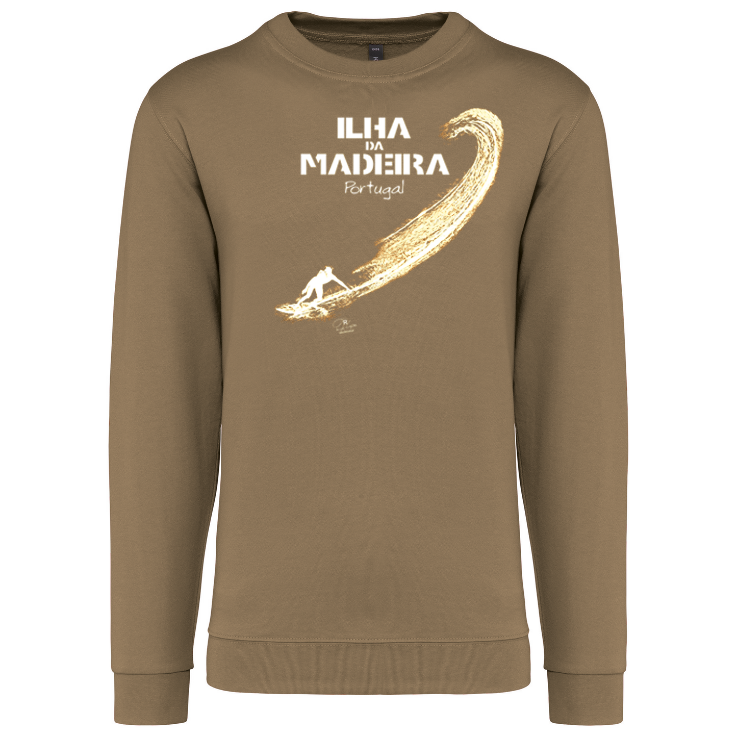 Sweatshirt Kariban sem Capuz Surf Ilha da Madeira