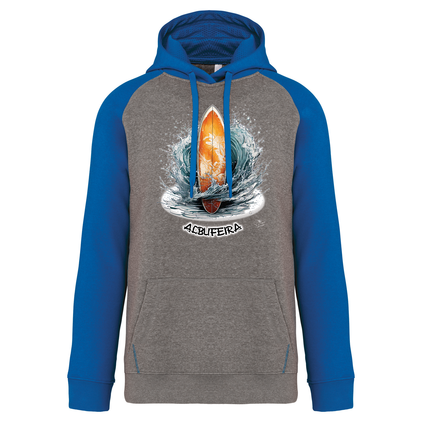 Sweatshirt Bicolor com capuz Prancha Albufeira