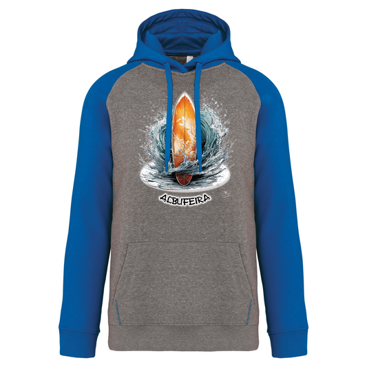 Sweatshirt Bicolor com capuz Prancha Albufeira