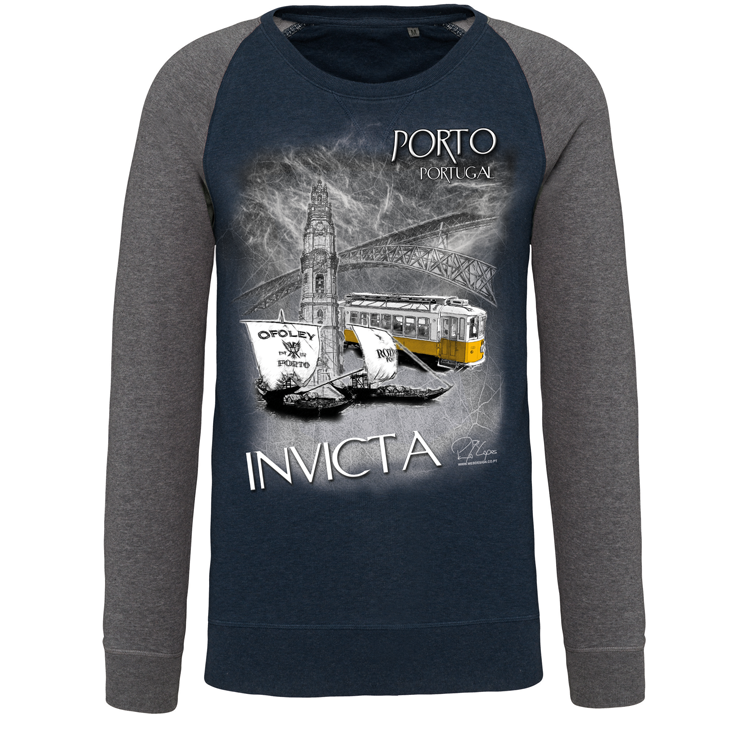 Sweatshirt Bicolor sem capuz Invicta