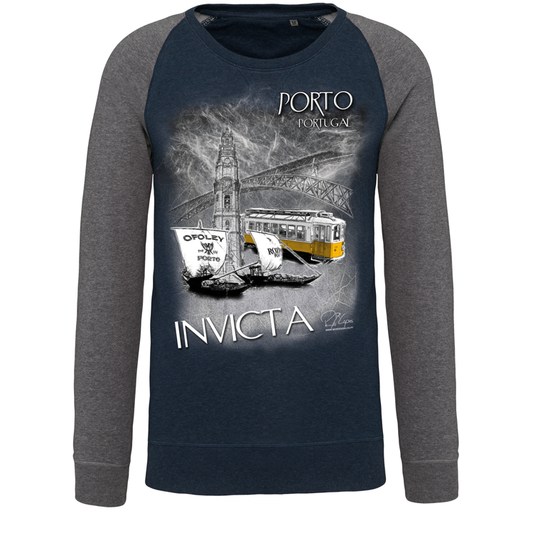 Sweatshirt Bicolor sem capuz Invicta