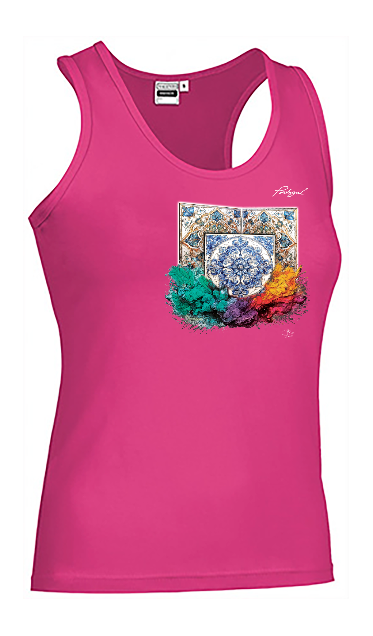 T-shirt Alças Senhora Azulejos