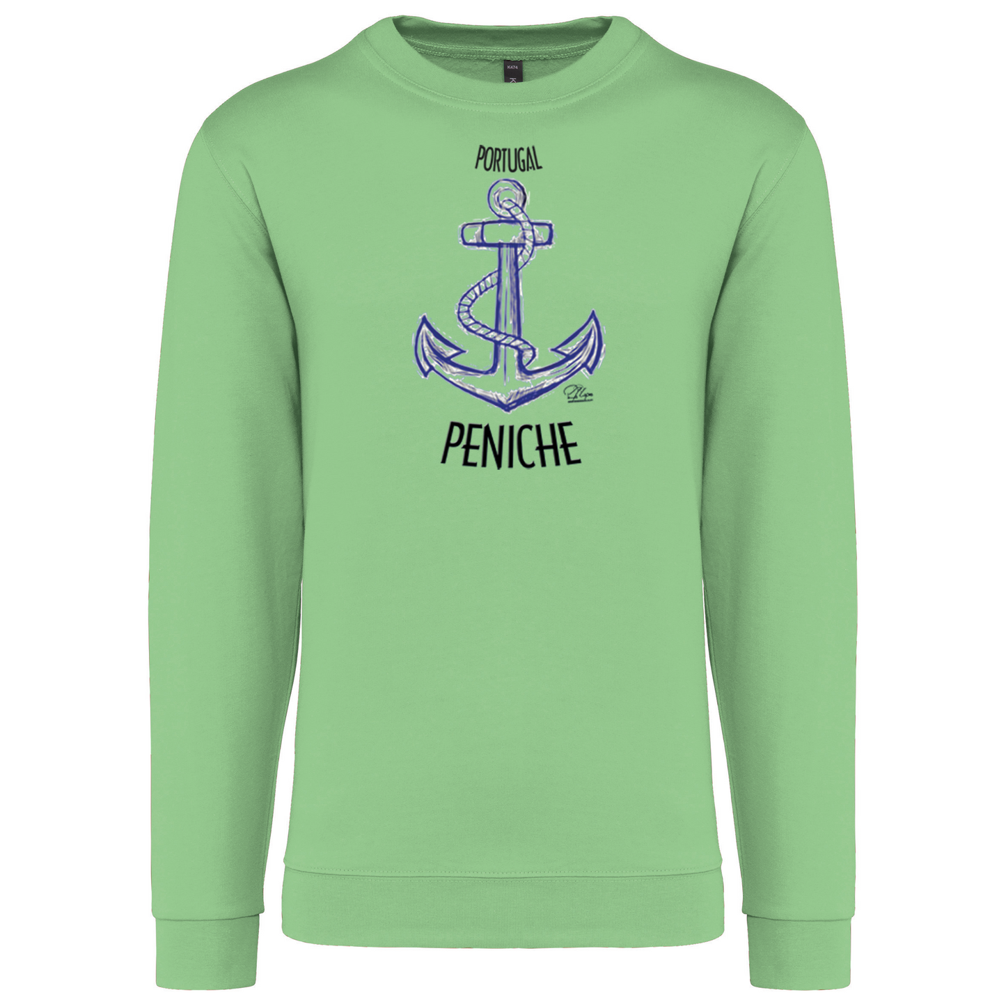 Sweatshirt Kariban sem Capuz Âncora Peniche