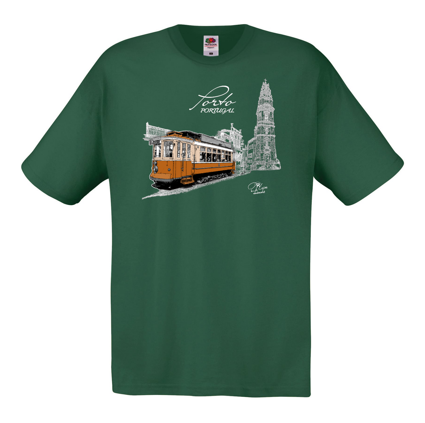 T-shirt Fruit of the Loom, Original 145g, Clérigos