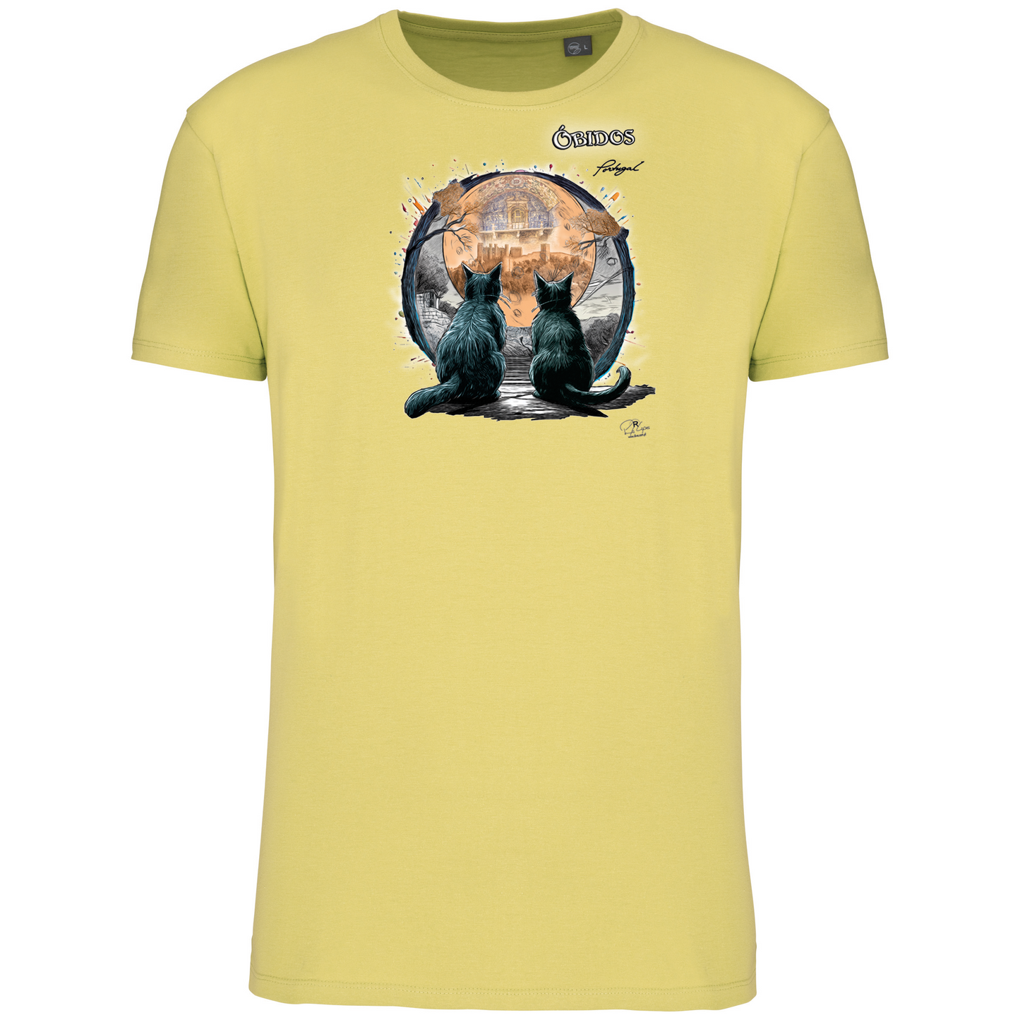 T-Shirt Algodão Biológico Luar Óbidos