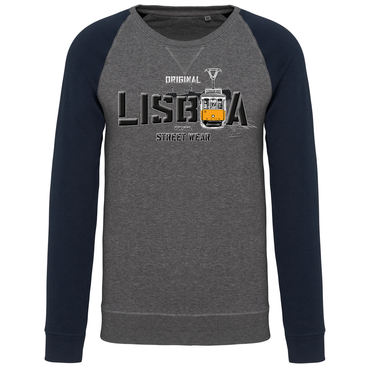 Sweatshirt Bicolor sem capuz Original Lisboa