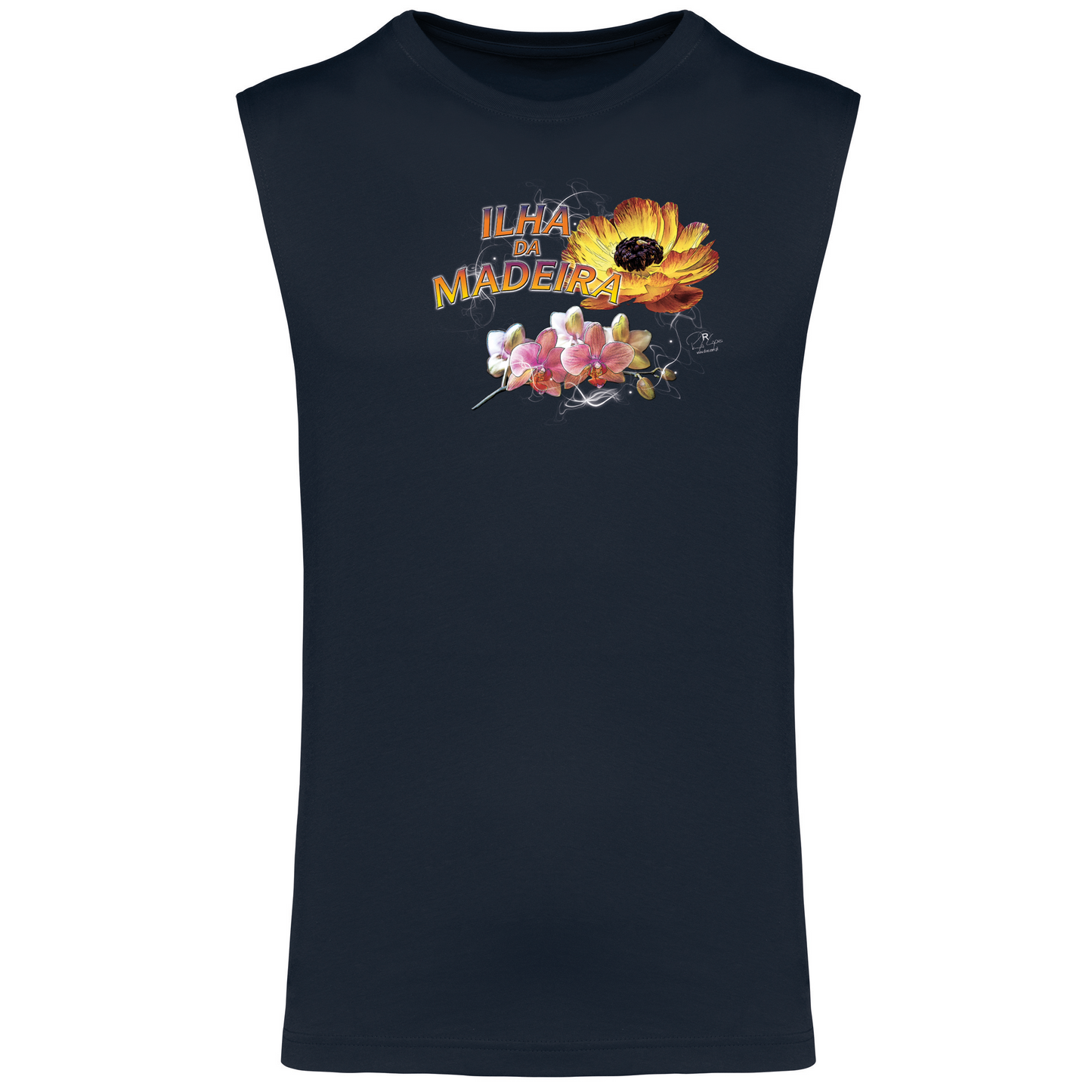 T-shirt Alças Madeira Flowers