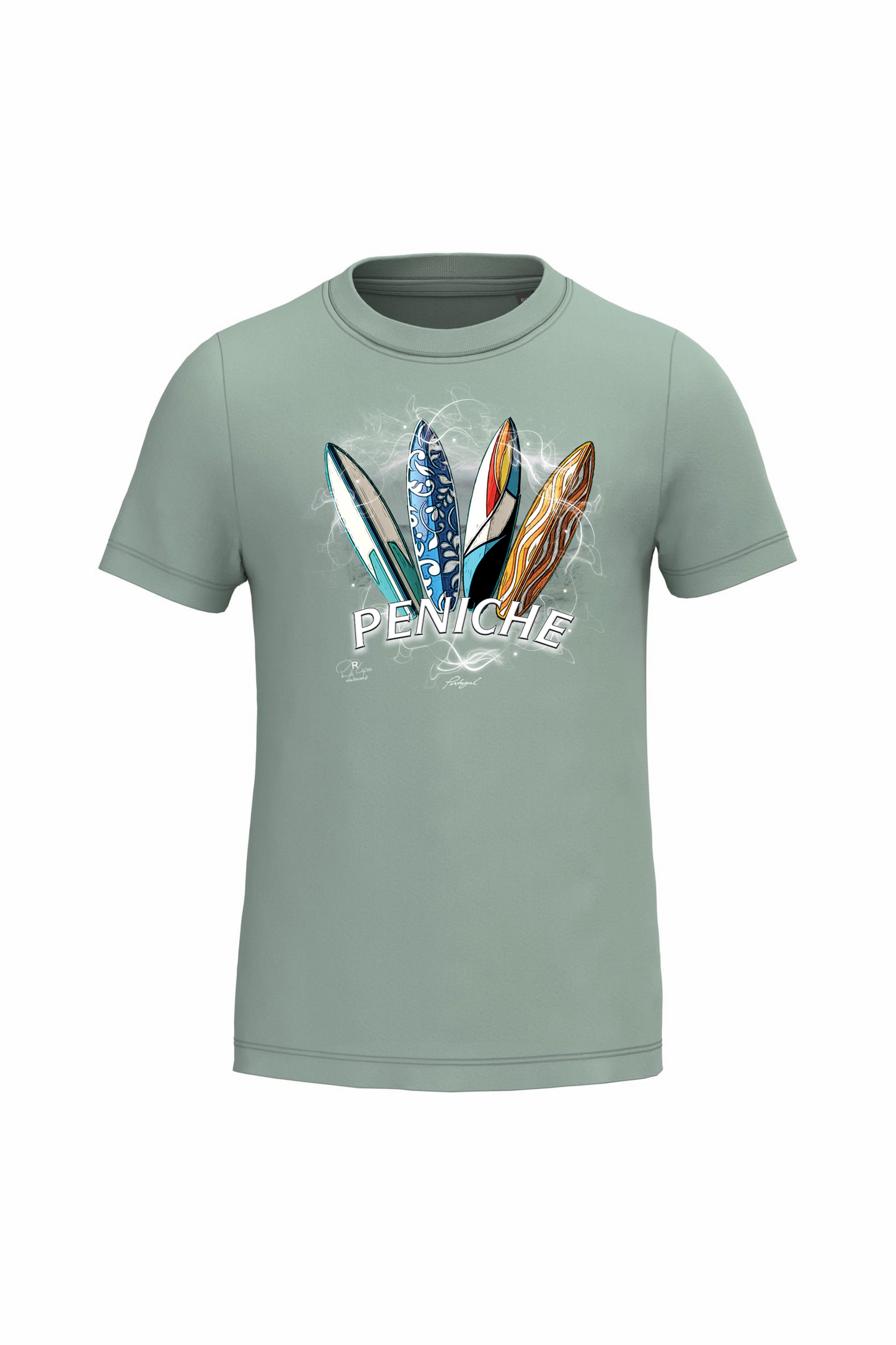 T-shirt de Criança Kariban Surfboards Peniche