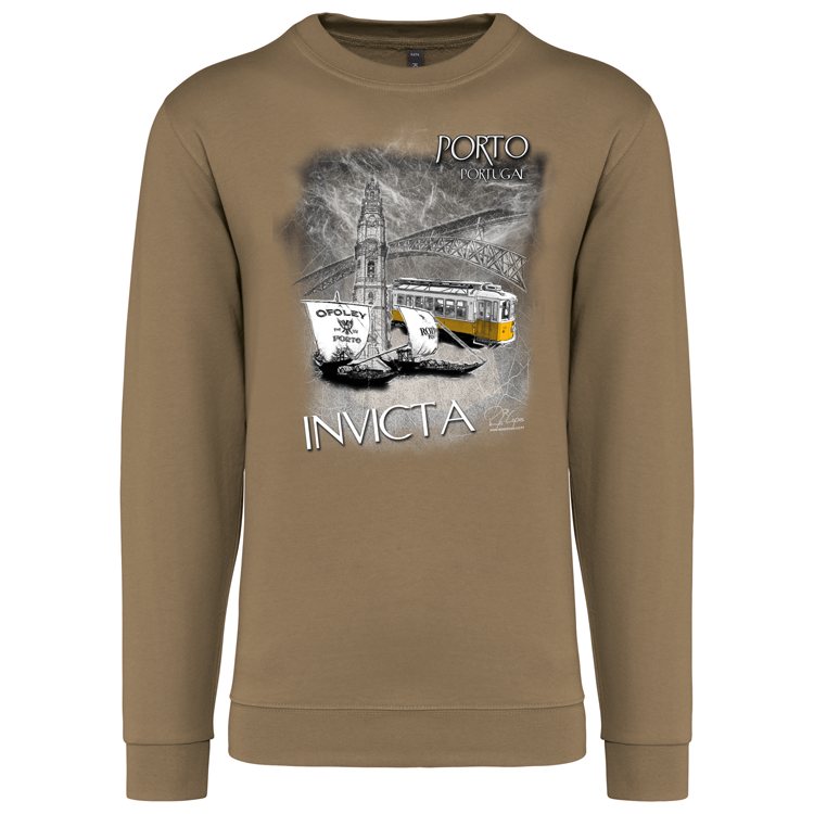 Sweatshirt Kariban sem Capuz Invicta