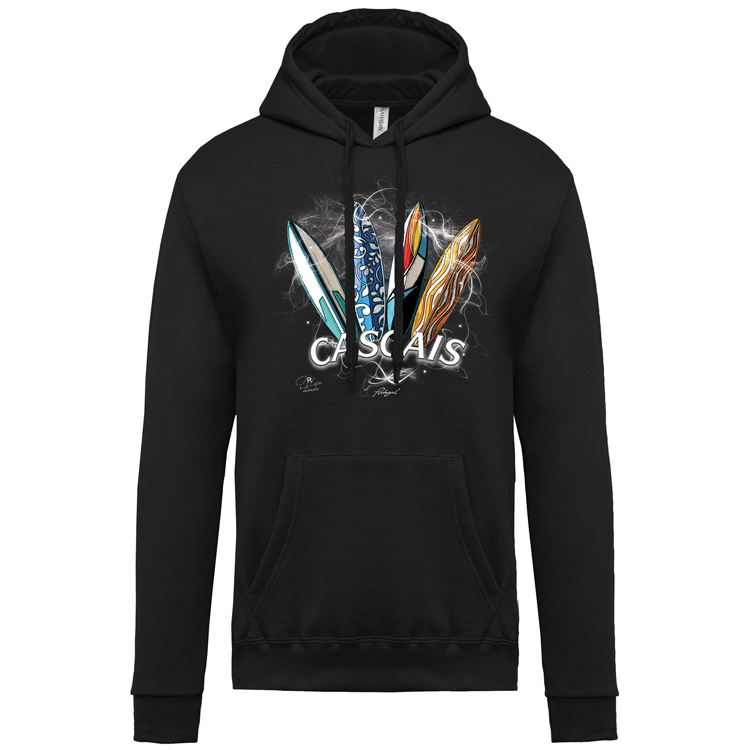 Sweatshirt Kariban com Capuz Surfboards Cascais