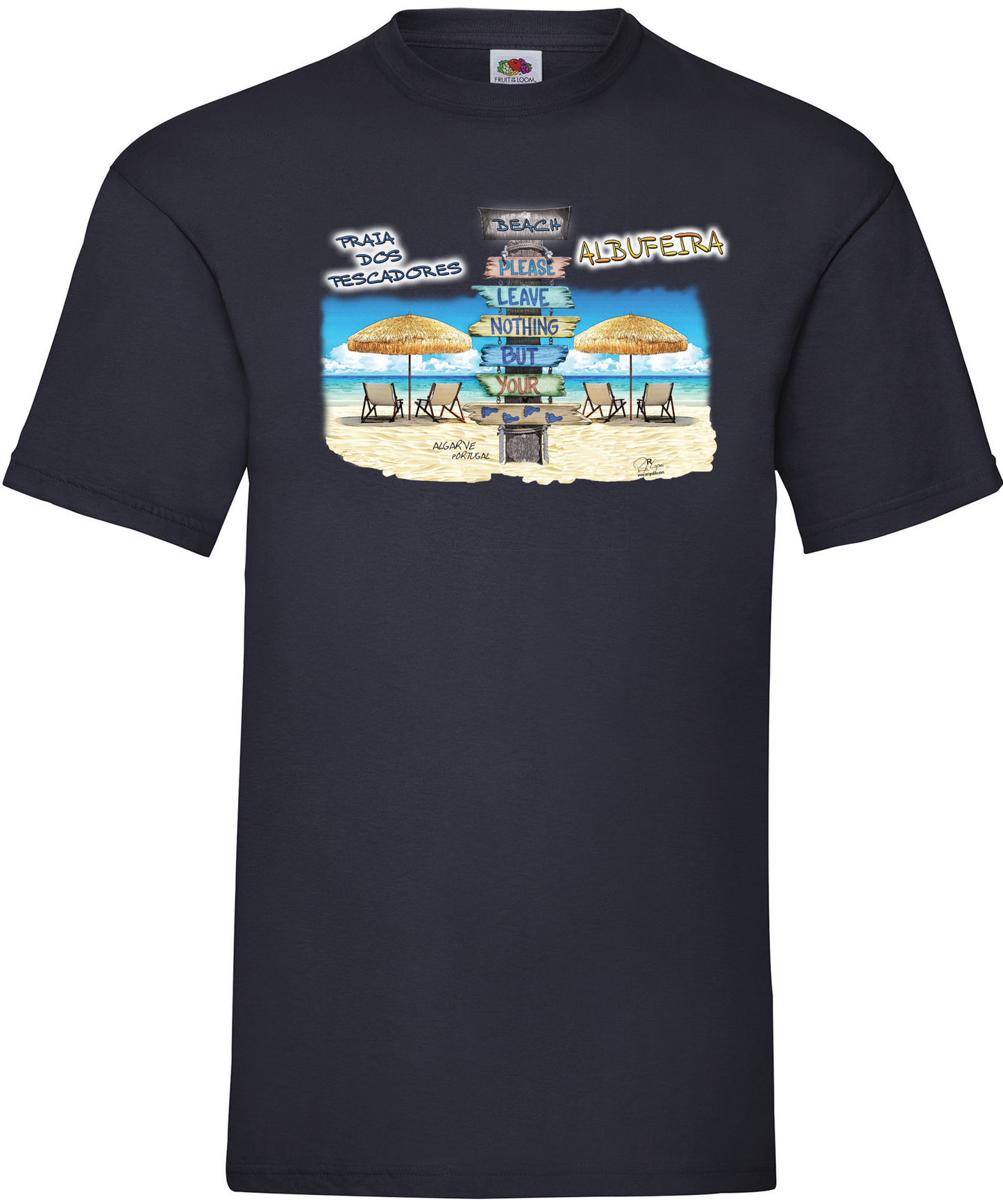 T-shirt Pegadas Albufeira