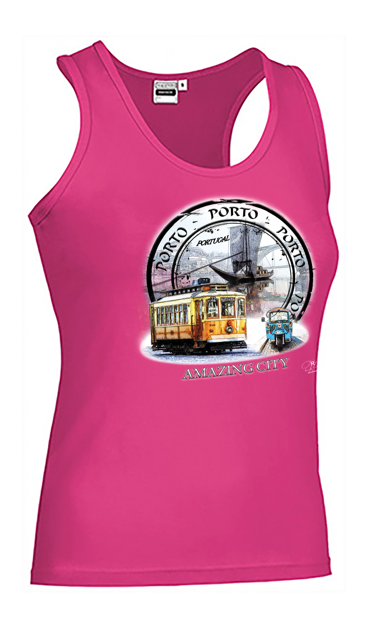T-shirt Alças Senhora Amazing City Porto
