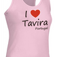 T-shirt Alças Senhora I Love Tavira