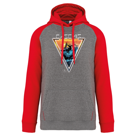 Sweatshirt Bicolor com capuz Sunset Cascais