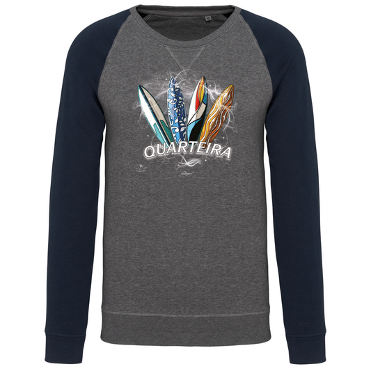 Sweatshirt Bicolor sem capuz Surfboards Quarteira