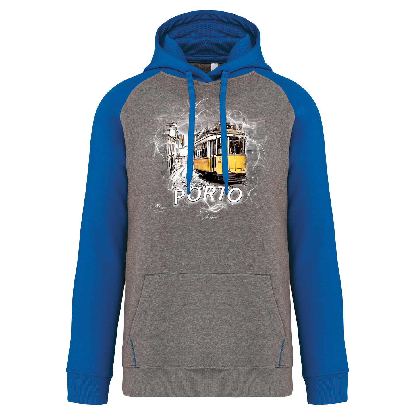 Sweatshirt Bicolor com capuz Carreira 28 Porto