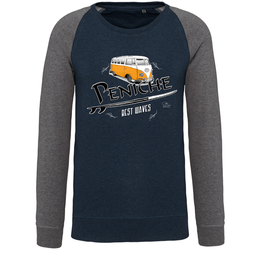 Sweatshirt Bicolor sem capuz Pão de Forma Peniche