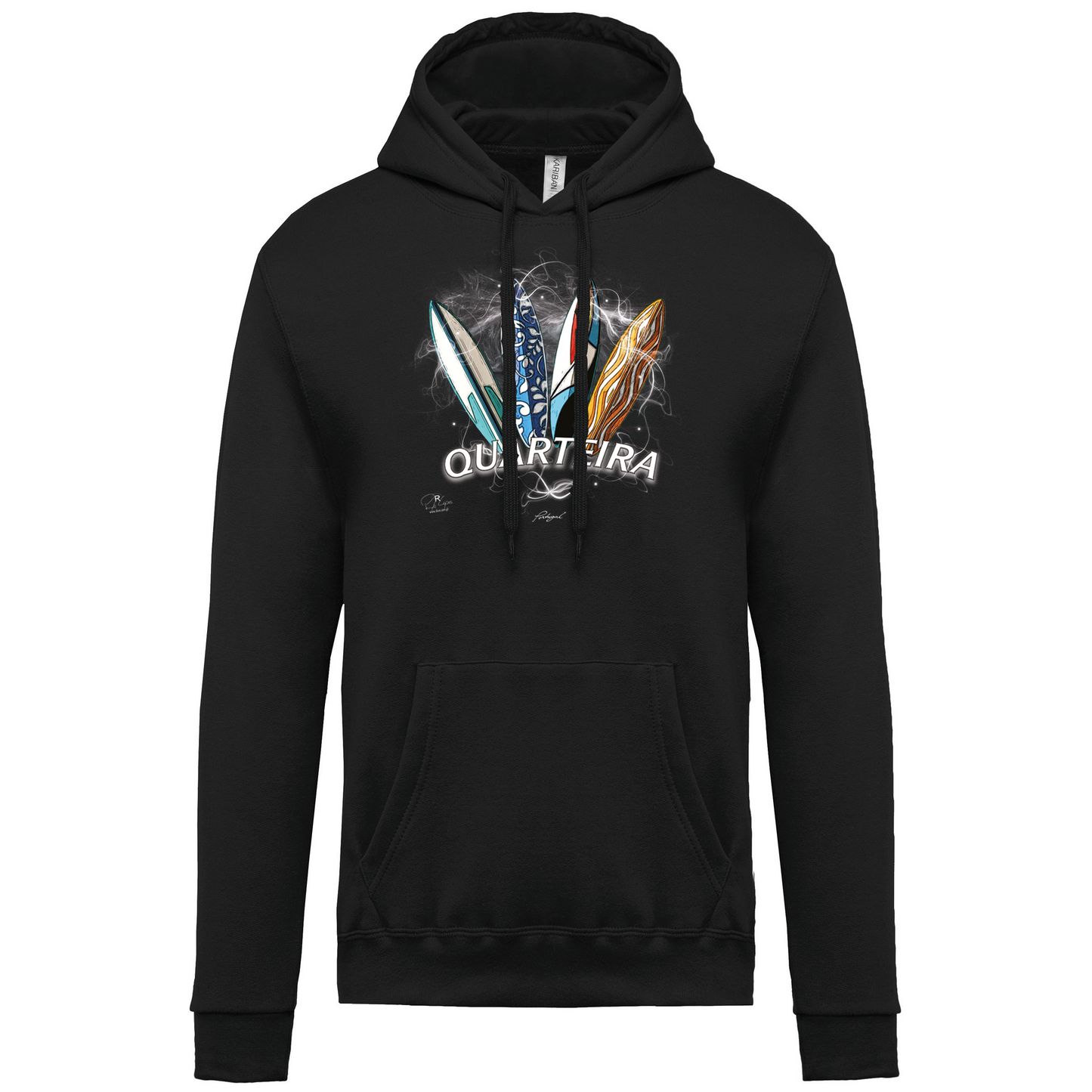Sweatshirt Kariban com Capuz Surfboards Quarteira