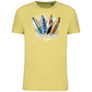 T-Shirt Algodão Biológico Surfboards Nazaré