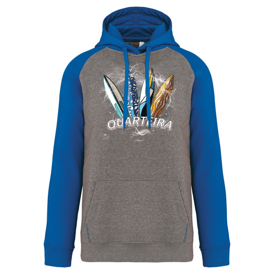 Sweatshirt Bicolor com capuz Surfboards Quarteira