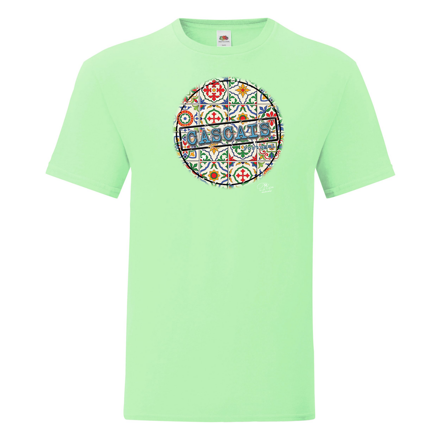 T-shirt Fruit of the Loom, Iconic, 150g, Pin Cascais