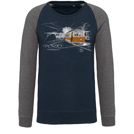 Sweatshirt Bicolor sem capuz Carmo