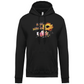 Sweatshirt Kariban com Capuz Madeira Flowers