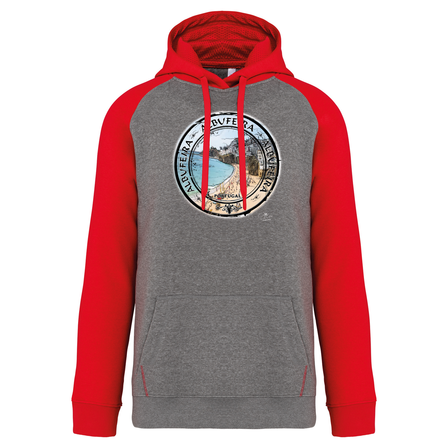 Sweatshirt Bicolor com capuz Selo Albufeira
