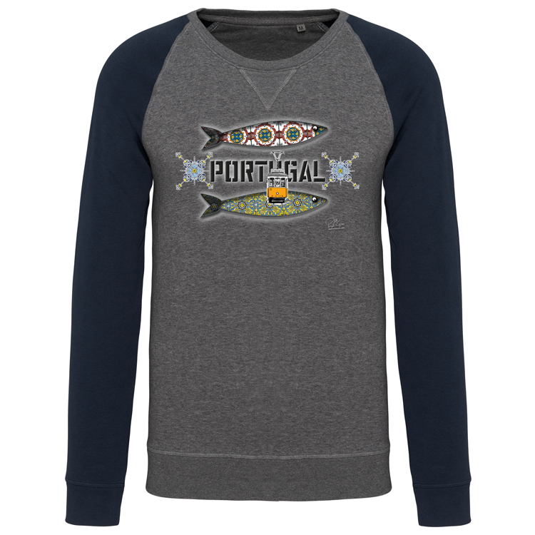 Sweatshirt Bicolor sem capuz Duas Sardinhas Coimbra