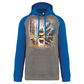 Sweatshirt Bicolor com capuz Espelho Lx