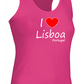 T-shirt Alças Senhora I Love Lisboa